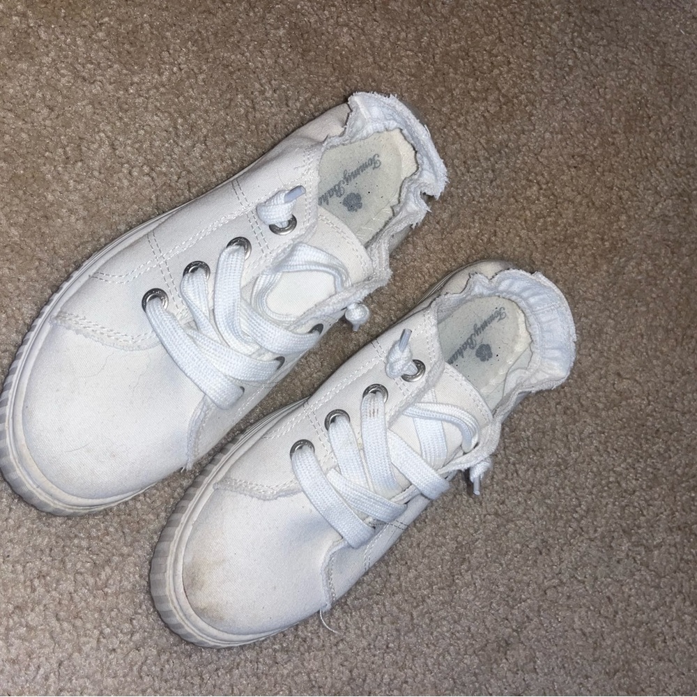 White sneakers